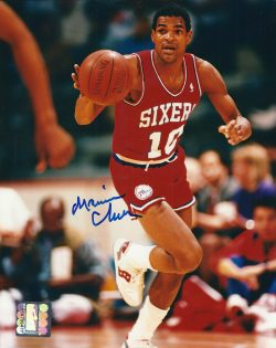 Autographed MAURICE CHEEKS 8X10 Philadelphia 76ers photo