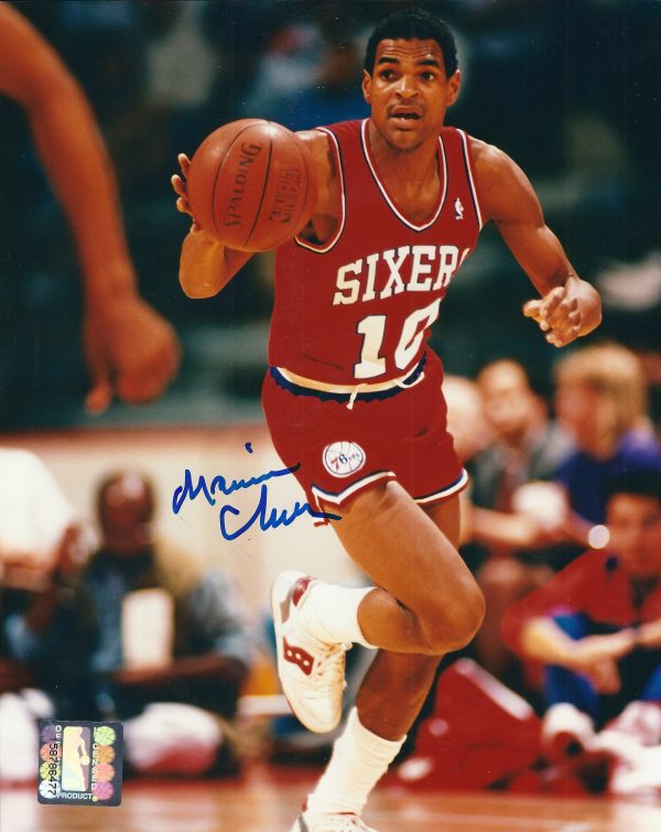 Autographed MAURICE CHEEKS 8X10 Philadelphia 76ers photo
