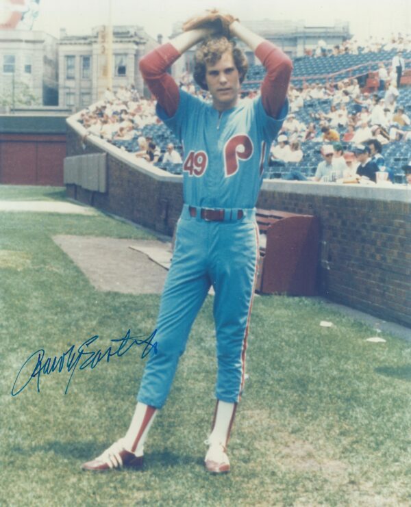 AUTOGRAPHED RAWLEY EASTWICK  8X10 Philadelphia Phillies Photo
