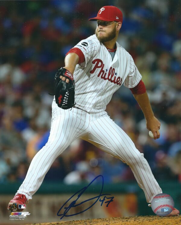 AUTOGRAPHED COLE IRVIN 8X10 Philadelphia Phillies Photo