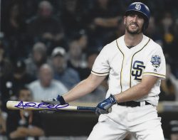 AUTOGRAPHED ADAM ROSALES 8X10 San Diego Padres photo