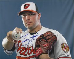 AUTOGRAPHED TOMMY HUNTER 8X10 Baltimore Orioles Photo