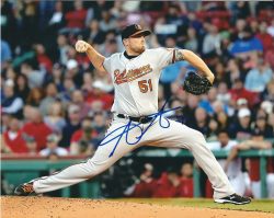 AUTOGRAPHED ALEC ASHER 8X10 Baltimore Orioles Photo