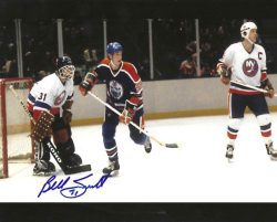 Autographed BILLY SMITH 8X10 New York Islanders Photo