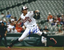 AUTOGRAPHED JIMMY YACABONIS 8X10 Baltimore Orioles Photo