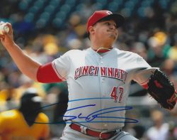 AUTOGRAPHED SAL ROMANO 8X10 Cincinnati Reds Photo