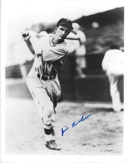 AUTOGRAPHED JIMMY BUCHER  8x10 Brooklyn Dodgers photo
