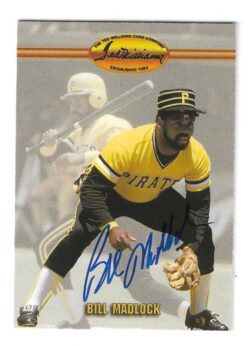 Autographed BILL MADLOCK Pittsburgh Pirates 1993 Ted Willams Card Company card