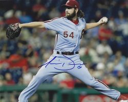 AUTOGRAPHED AUSTIN DAVIS 8X10 Philadelphia Phillies Photo