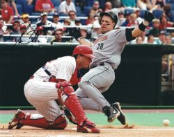 AUTOGRAPHED TOM PRINCE 8X10 Philadelphia Phillies Photo