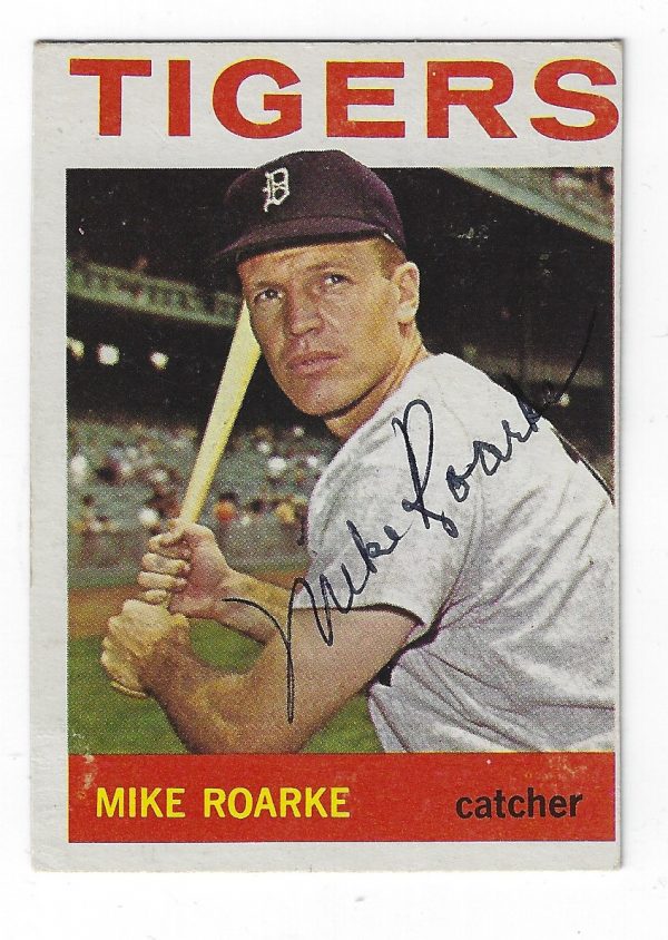 Autographed MIKE ROARKE 1964 Topps Card
