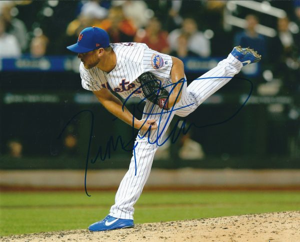 Autographed TIM PETERSON 8X10 New York Mets photo