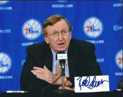 Autographed ROD THORN 8X10 Philadelphia 76ers photo