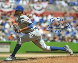 AUTOGRAPHED STEVE CISHEK  8X10 Chicago Cubs Photo