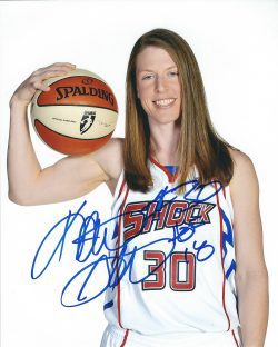 Autographed KATIE SMITH 8X10 Detroit Shock photo