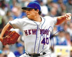 Autographed JASON VARGAS 8X10 New York Mets photo