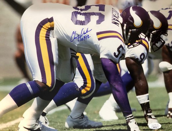 Autographed Chris Doleman 11x14 Minnesota Vikings Photo with JSA  COA