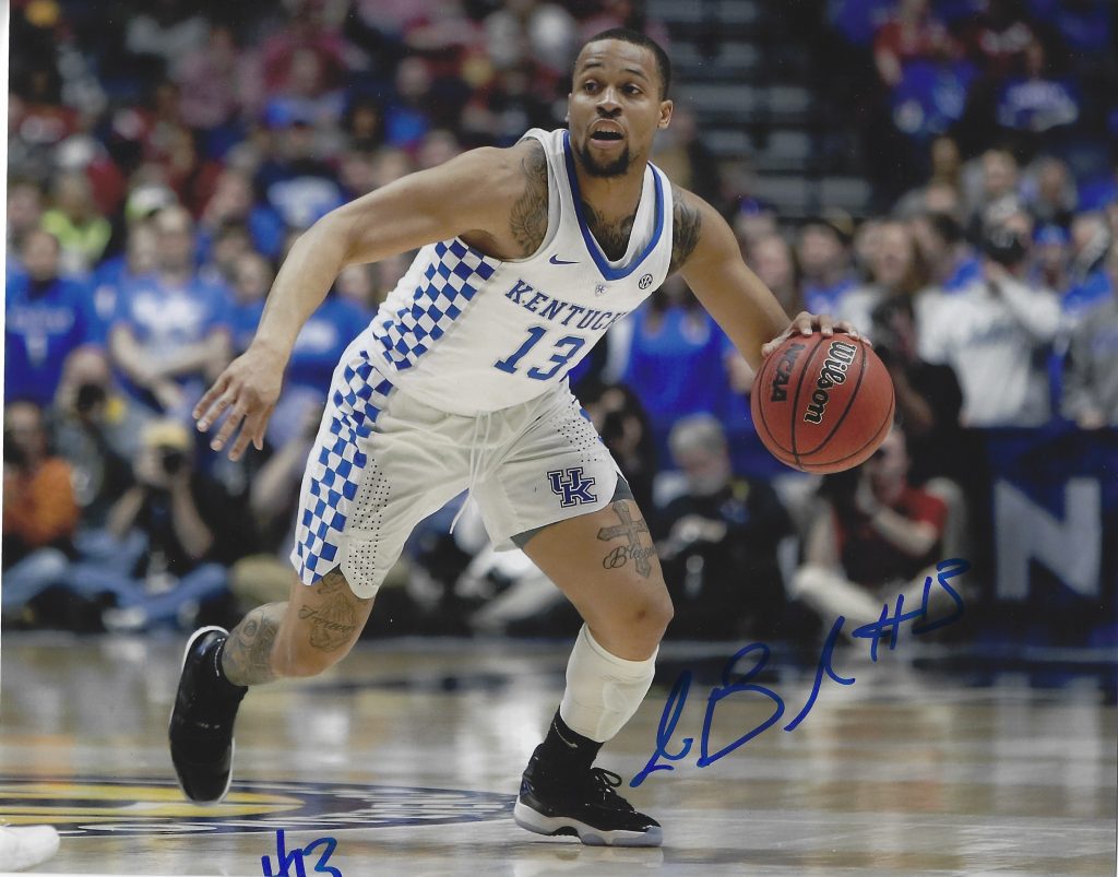 Autographed ISAIAH BRISCOE Kentucky Wildcats 8x10 Photo