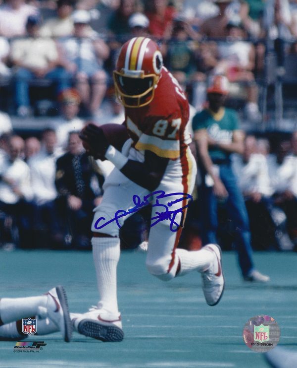 Autographed CHARLIE BROWN  8x10 Washington Redskins Photo