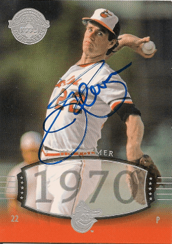 Autographed JIM PALMER 2004 Upper Deck Super Team Card