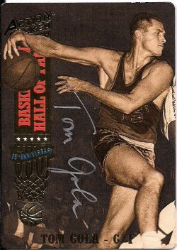 Autographed TOM GOLA Action Packed card.