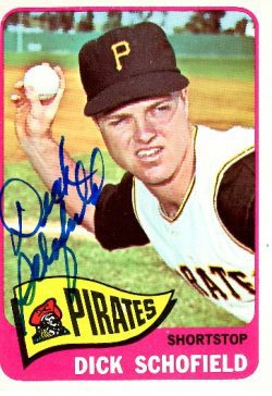 Autographed DICK SCHOFIELD 1965 Topps Card