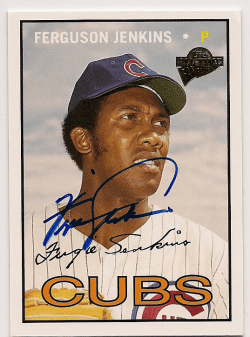 FERGIE JENKINS Autographed 2004 Topps Fan Favorites Card