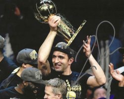 AUTOGRAPHED ZAZA PACHULIA 8x10 Golden State Warriors Photo
