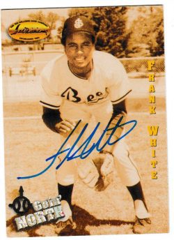 Autographed FRANK WHITE 1994 TED WILLIAMS CARD