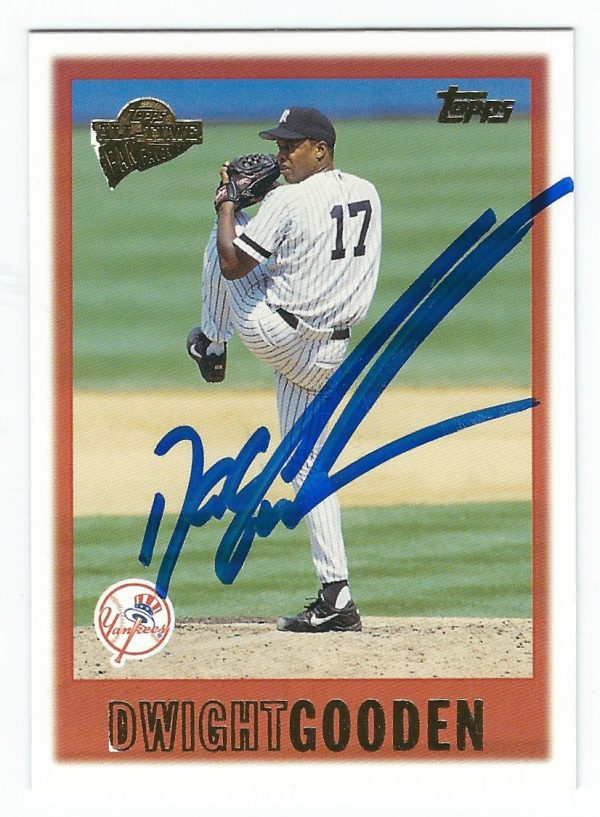 Autographed DOC GOODEN 2004 Topps Fan Favorites Card