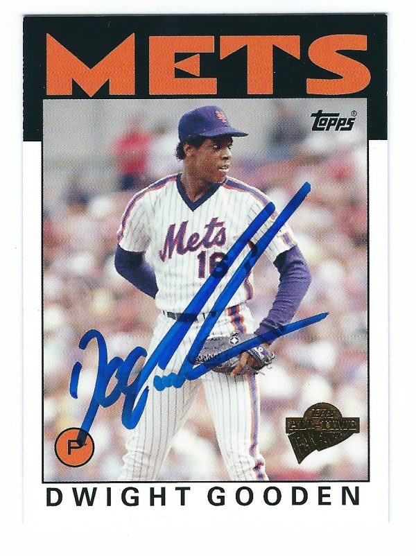 Autographed DOC GOODEN 2005 Topps Fan Favorites Card