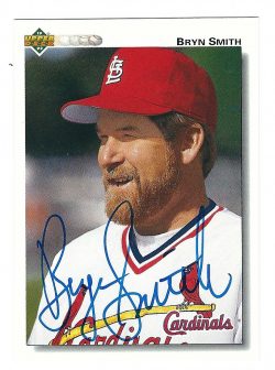 Autographed BRYN SMITH 1992 UPPER DECK Card