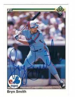 Autographed BRYN SMITH 1990 UPPER DECK Card