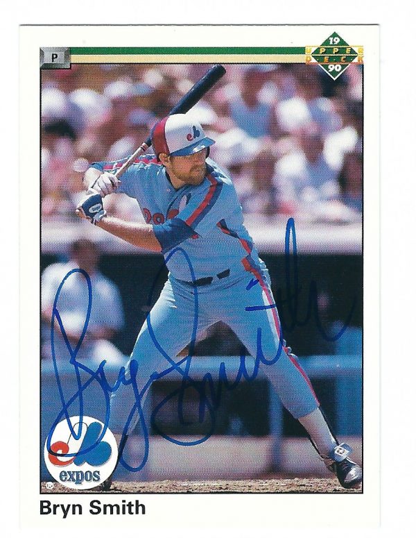 Autographed BRYN SMITH 1990 UPPER DECK Card