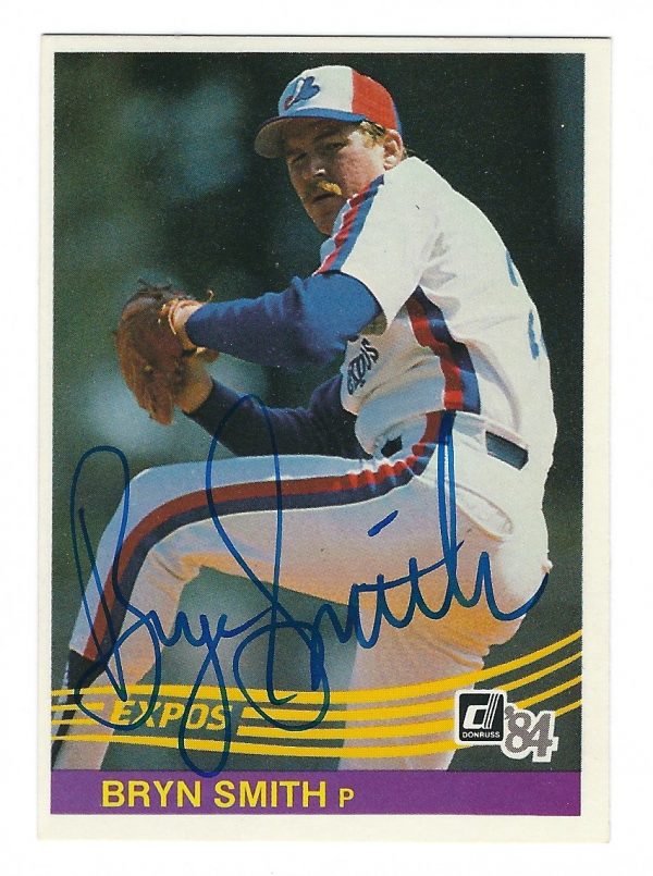 Autographed BRYN SMITH 1984 DONRUSS Card