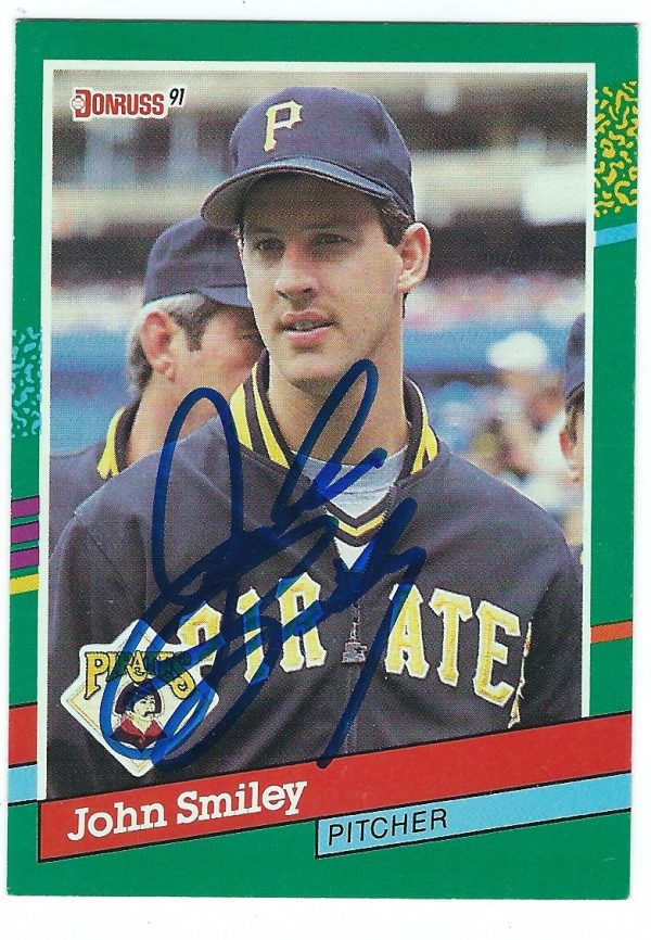 Autographed JOHN SMILEY 1991 Donruss Card