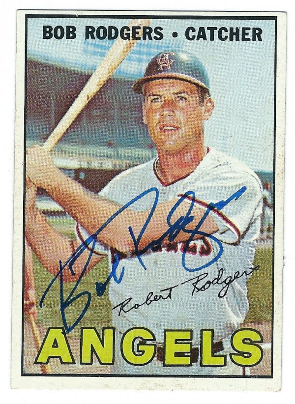 Autographed Bob Rodgers 1967 Topps Card