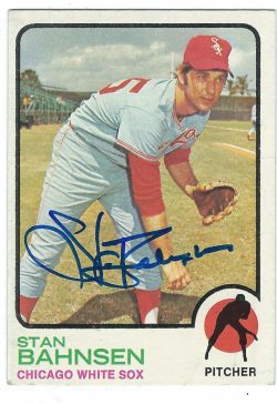 Autographed STAN BAHNSEN 1973 Topps Card