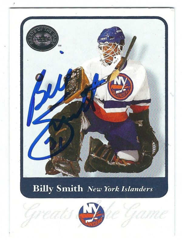 BILLY SMITH Autographed 2001 Fleer Greats of the Game Card