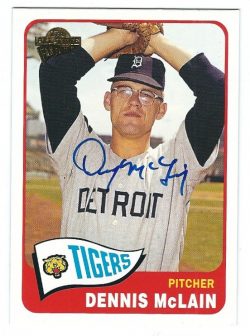 DENNY MCLAIN Autographed 2005 Topps Fan Favorites Card