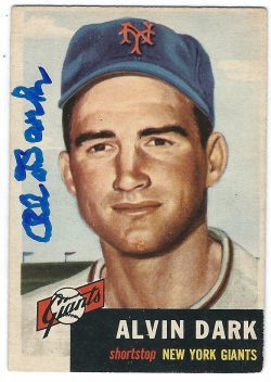 Autographed 1953 Topps Archives Series
