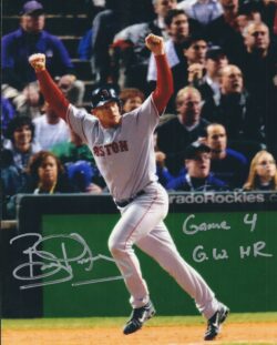 AUTOGRAPHED BOBBY KIELTY 8X10 Boston Red Sox photo