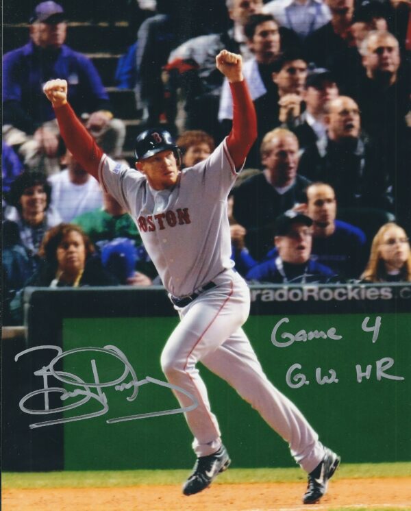 AUTOGRAPHED BOBBY KIELTY 8X10 Boston Red Sox photo