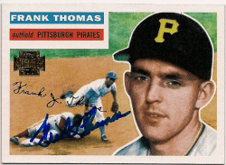 FRANK THOMAS Autographed 2001 Topps Archive Card