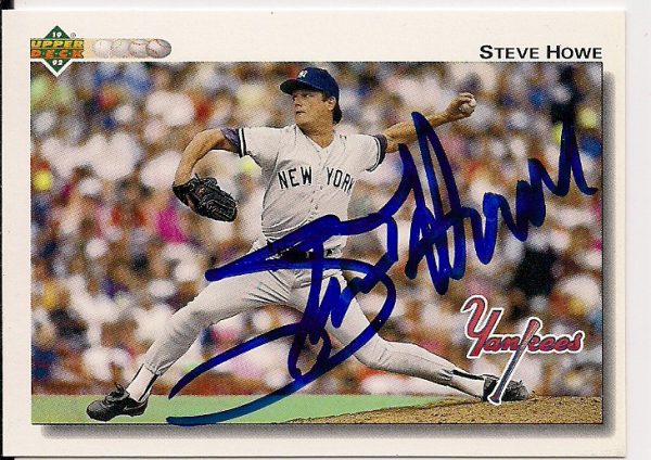 Autographed STEVE HOWE 1992 Upper Deck Card