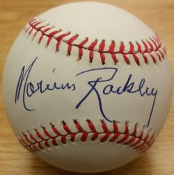 MARVIN RACKLEY Autographed Official National League Baseball