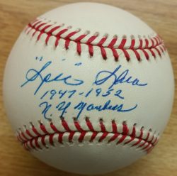 Spec Shea Autographed Official Gene Budig American League Baseball