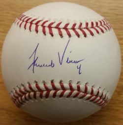 Autograpghed FERNANDO VINA Official Major League Baseball