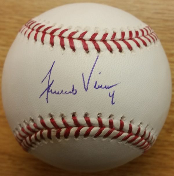 Autograpghed FERNANDO VINA Official Major League Baseball