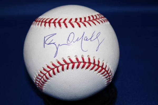 Autographed RYAN O'MALLEY Official Major League Baseball